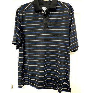Callaway Golf Polo Shirt Short Sleeve Lightweight Black Mens Size M